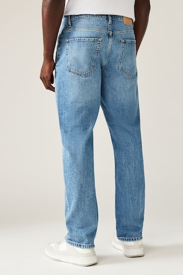 Only & Sons Blue Straight Leg Jeans
