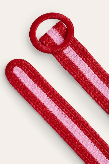 Boden Red Stripe Belt