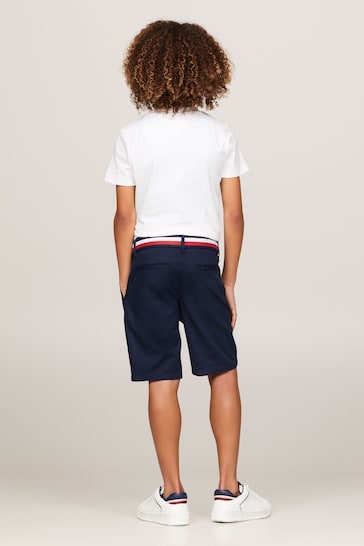 Tommy Hilfiger Woven Belted Shorts