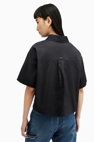 AllSaints Black Joanna Shirt
