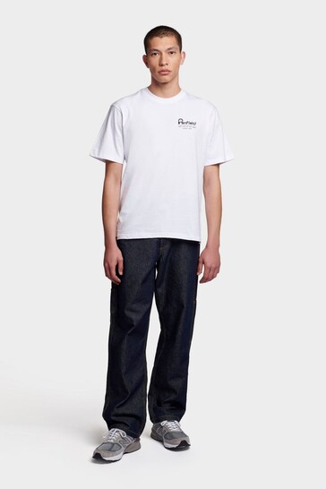 Penfield Mens Relaxed Fit Valley White T-Shirt