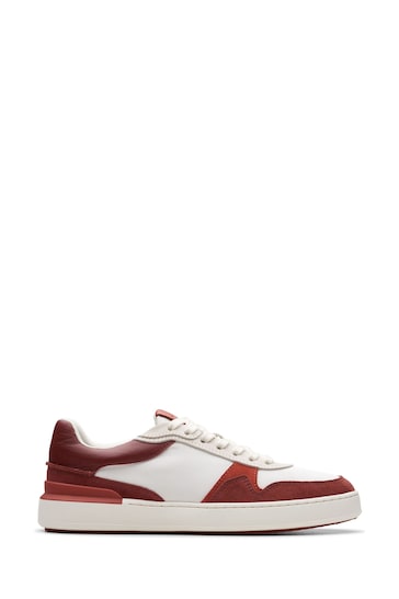 Clarks Red Combi CourtLite Race Shoes