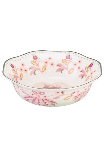 Cath Kidston Green Friendship Gardens Set of 4 Cereal Bowls