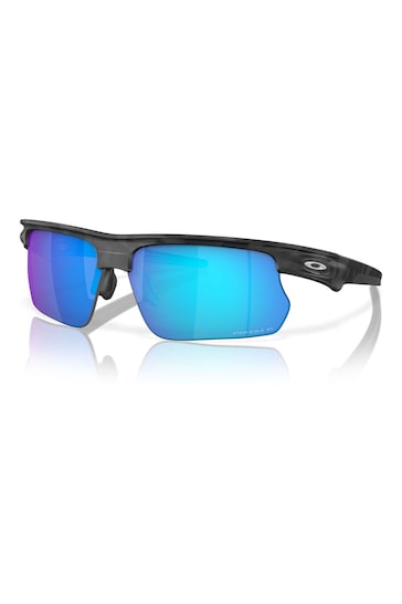 Oakley Grey Bisphaera Oo9400 Rectangle Polarised Sunglasses