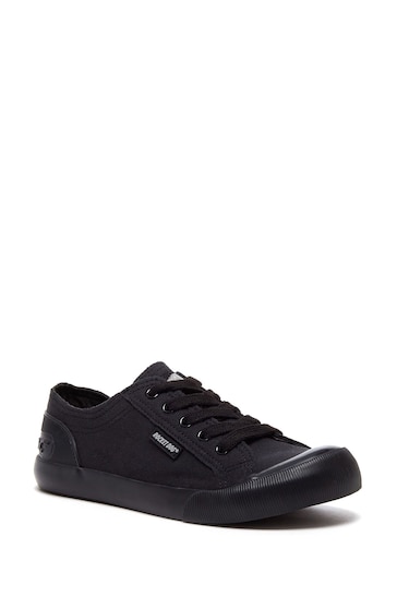 Rocket Dog Jazzin Fable Fabric Black Trainers