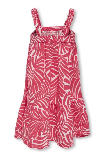 ONLY KIDS Pink Smock Maxi Dress