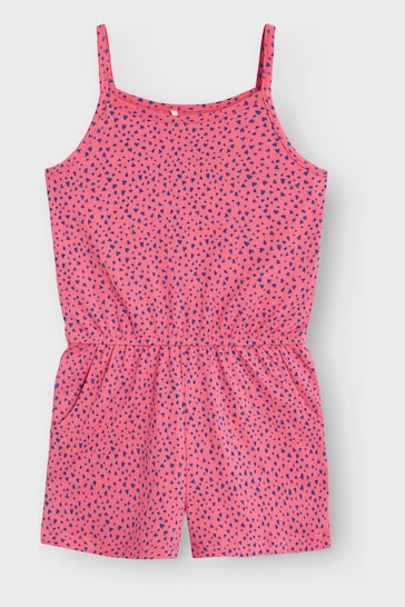 Name It Pink Printed Playsuit