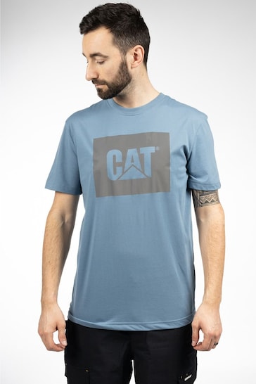 Caterpillar Blue Graphic T-Shirt