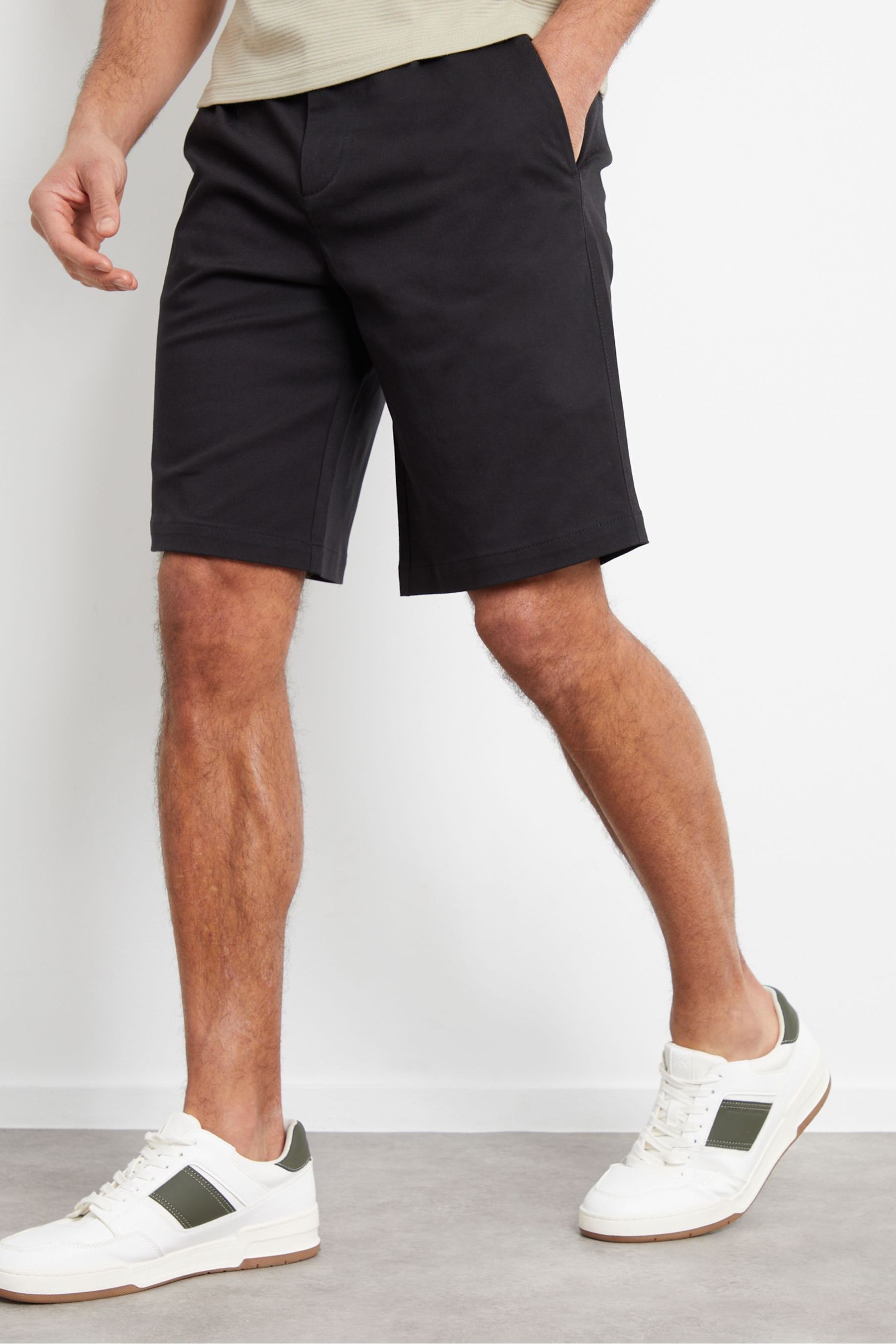 Longer length chino shorts deals