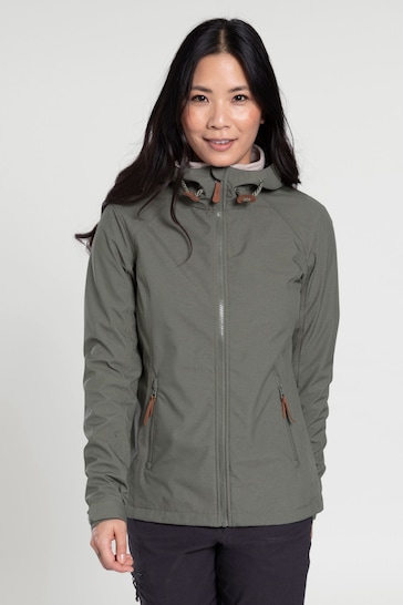 Mountain Warehouse Green Womens Iona Softshell Jacket