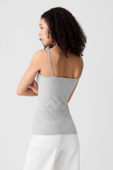 Gap Light Grey Fitted Scoop Neck Camisole