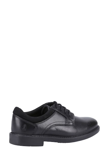 Hush Puppies Senior Tommy Black Shoes