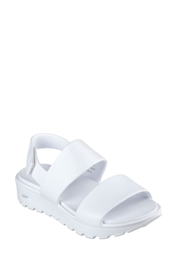 Skechers White Arch Fit Footsteps Day Dream Sandals