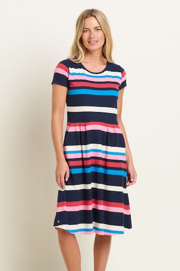 Brakeburn Black Toni Stripe Dress