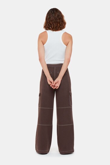 Whistles Lorna Brown Cargo Trousers