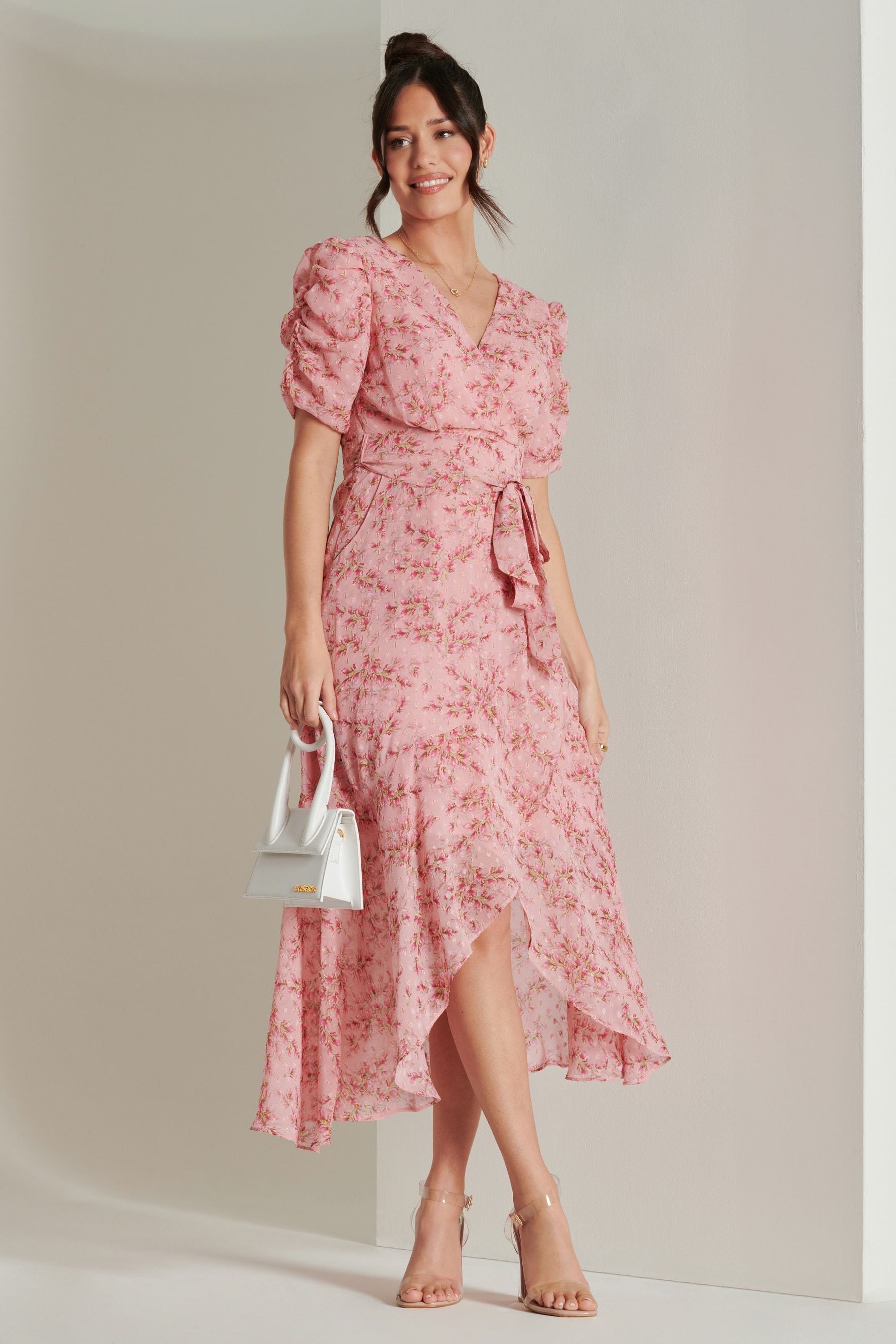 Chiffon midi dress shop