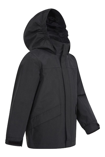 Mountain Warehouse Black Pre-Owned Solar Waterproof Jacket