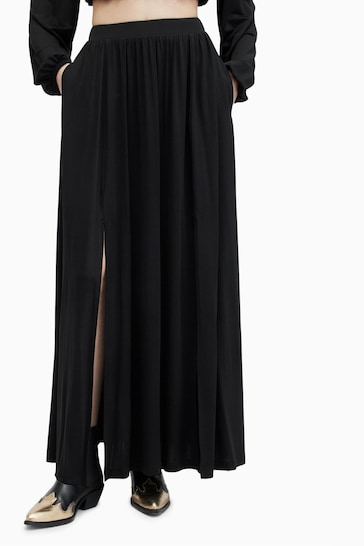 AllSaints Black Casandra Skirt