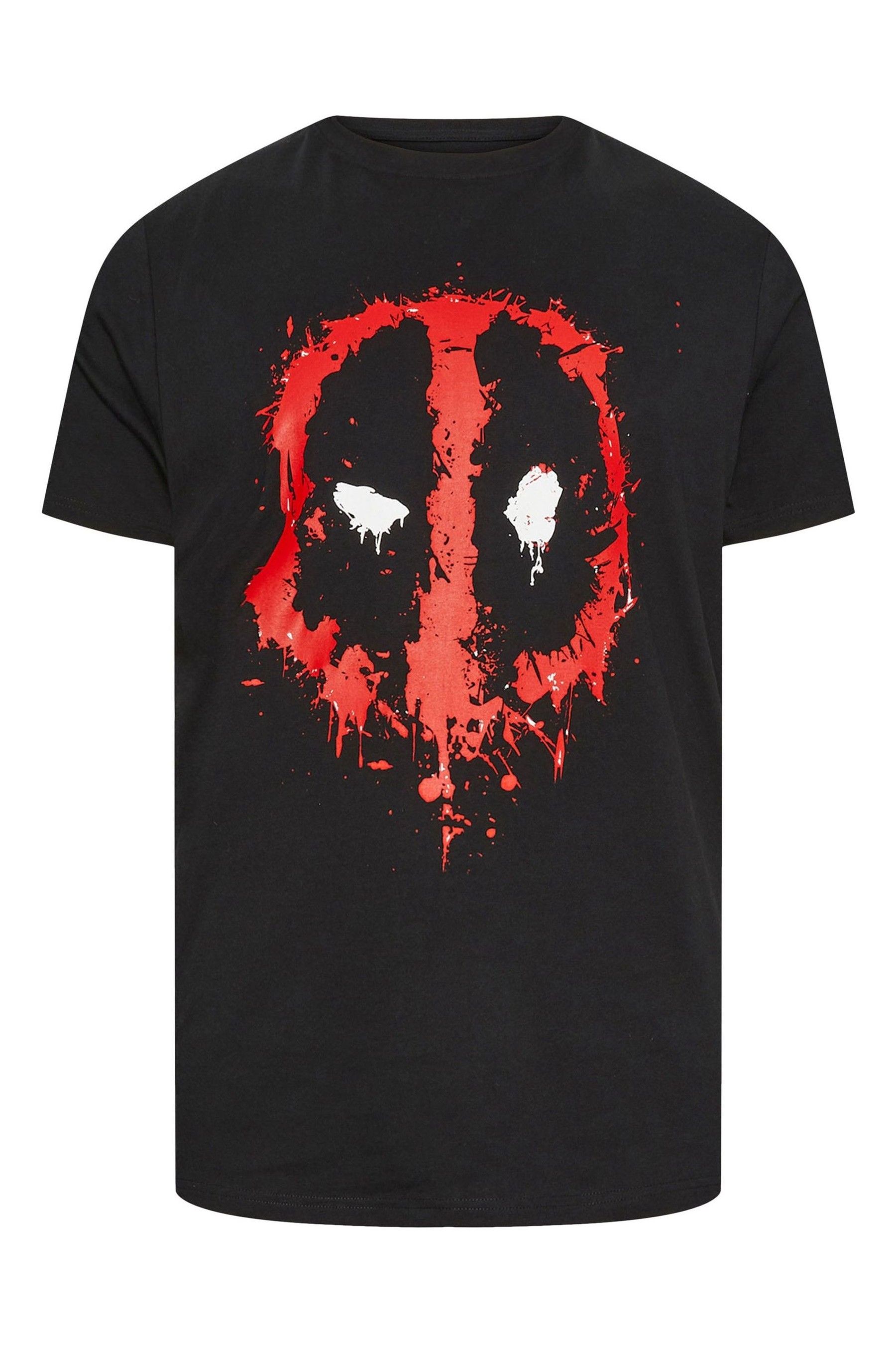 BadRhino Big Tall Black 100 Cotton Deadpool T Shirt