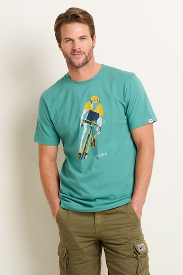 Brakeburn Green Cyclist T-Shirt