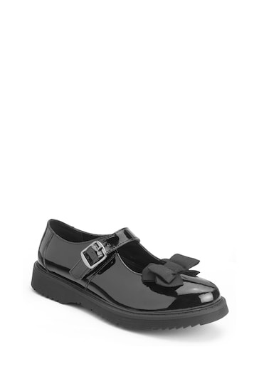 Start-Rite Empower Black Patent Chunky Sole Mary Jane School Shoes