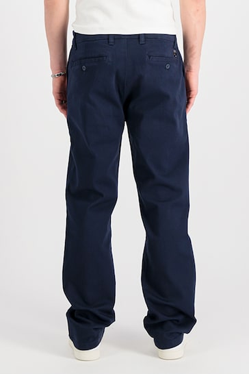 Alpha Industries Blue Chino Trousers
