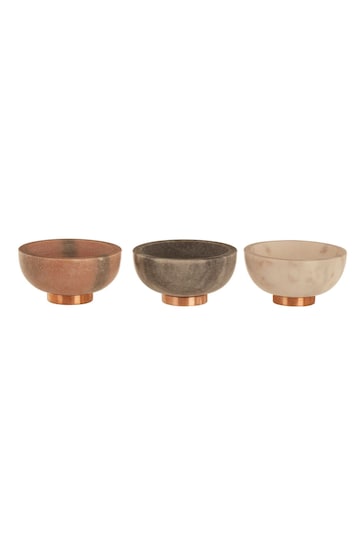 Maison by Premier Rose Gold Maison Dipping Bowls Set Of 3