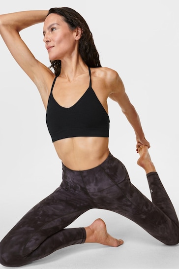 Sweaty Betty Black Mindful Flex Seamless Yoga Bra
