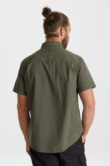Craghoppers Green Kiwi Short Sleeved Shirt