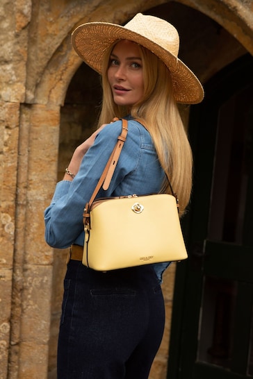 Luella Grey Yellow Julianna Cross-Body Bag