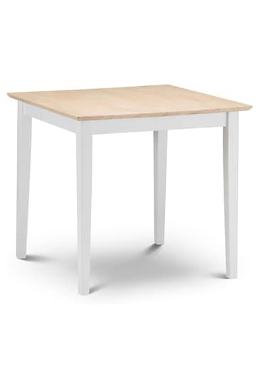Julian Bowen Ivory Natural Rufford Two-Tone Dining Table