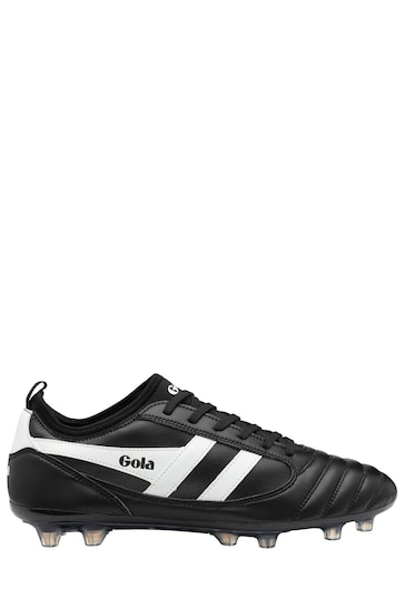 Gola Black/White Mens Ceptor MLD Pro Microfibre Lace-Up Football Boots