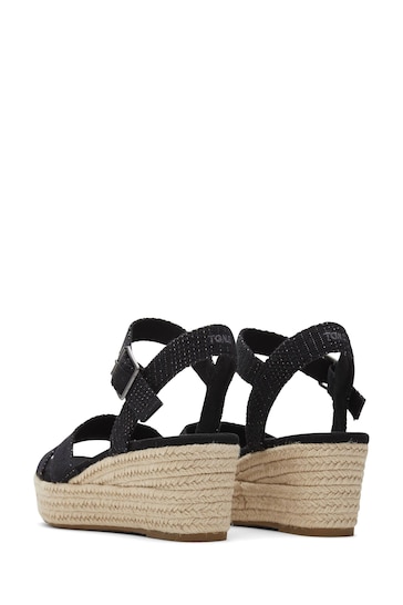 Toms Audrey Black Espadrille