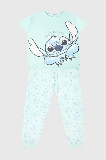 Brand Threads Blue Ladies Sitch Pyjama Set