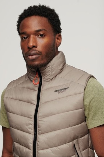 Superdry Nude Non Hooded Fuji Padded Gilet