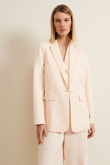 Phase Eight Pink Bianca Peach Suit Jacket