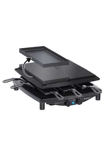 Callow Silver Delux  Raclette With Stone, Griddle and Plancha