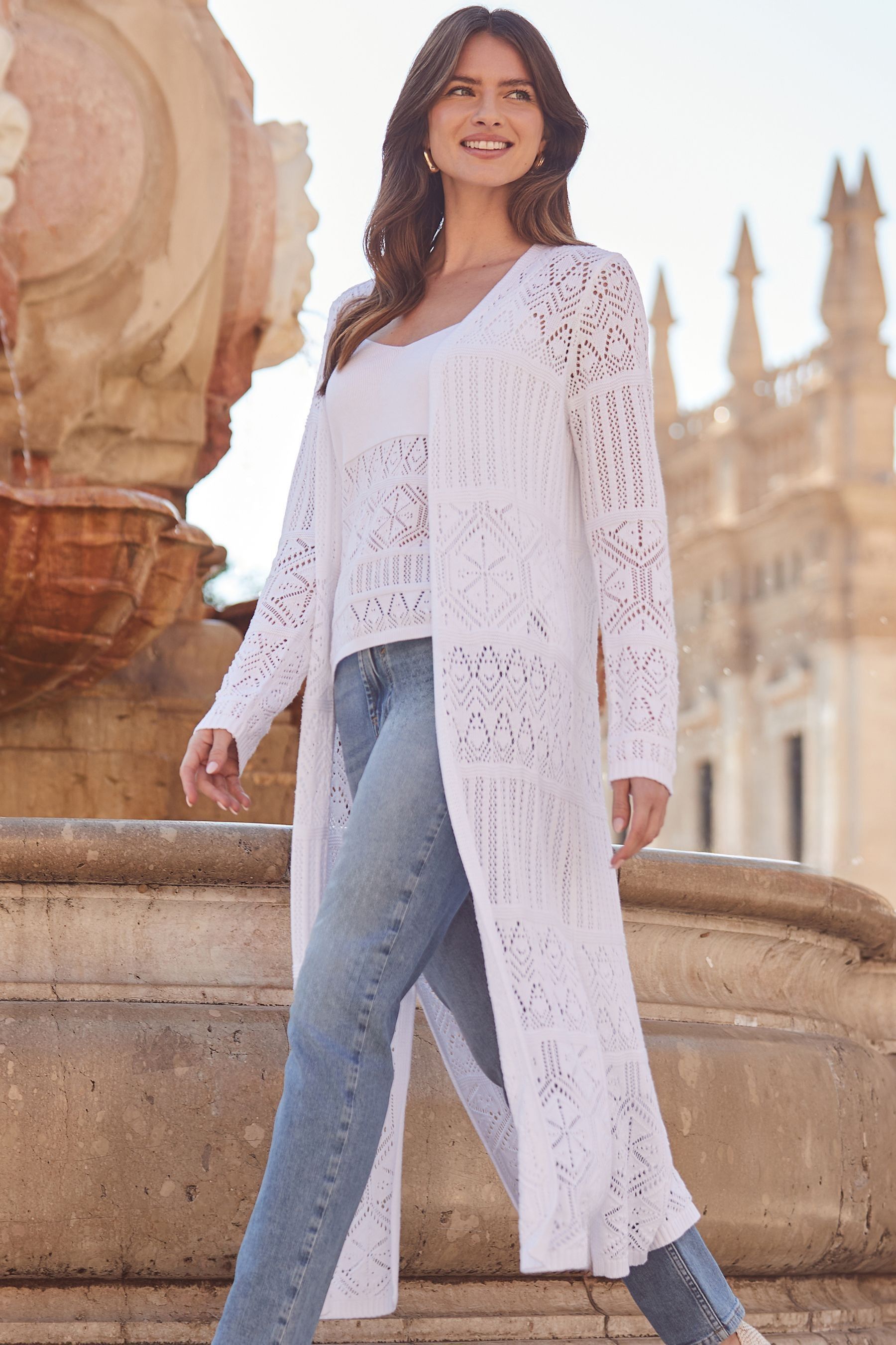 Maxi lace cardigan store