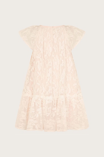 Monsoon Pink Baby Annette Lace Dress