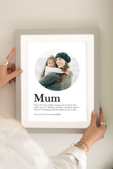 Personalised Mothers Day Framed Photo Print by Jonnys Sister