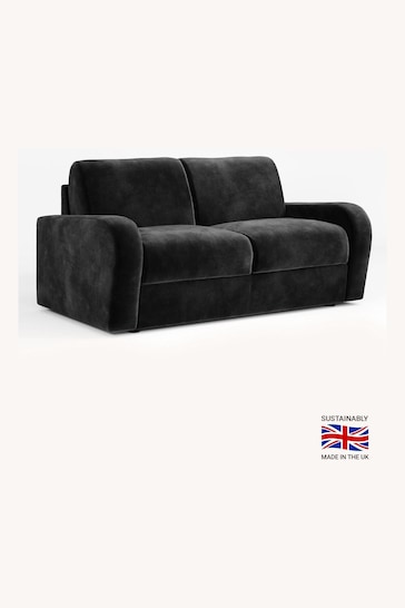 Jay-Be Luxe Velvet Charcoal Grey Deco 2 Seater Sofa Bed