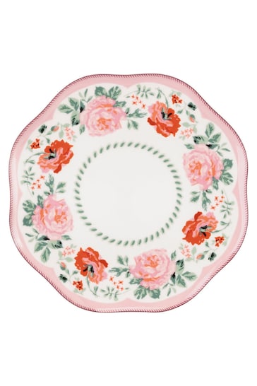 Cath Kidston Pink Archive Rose Set of 4 Dinner Plates