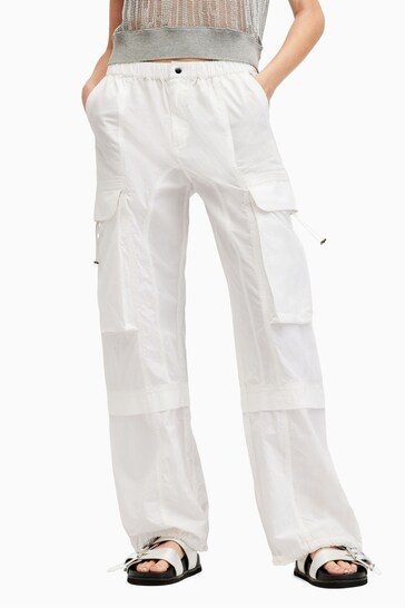 AllSaints White Barbara Trousers