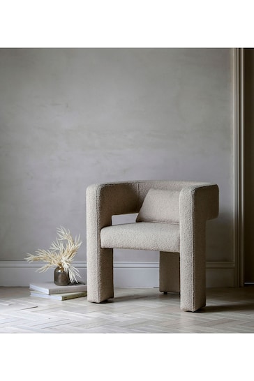 Gallery Home Cream Stanley Leather Armchair