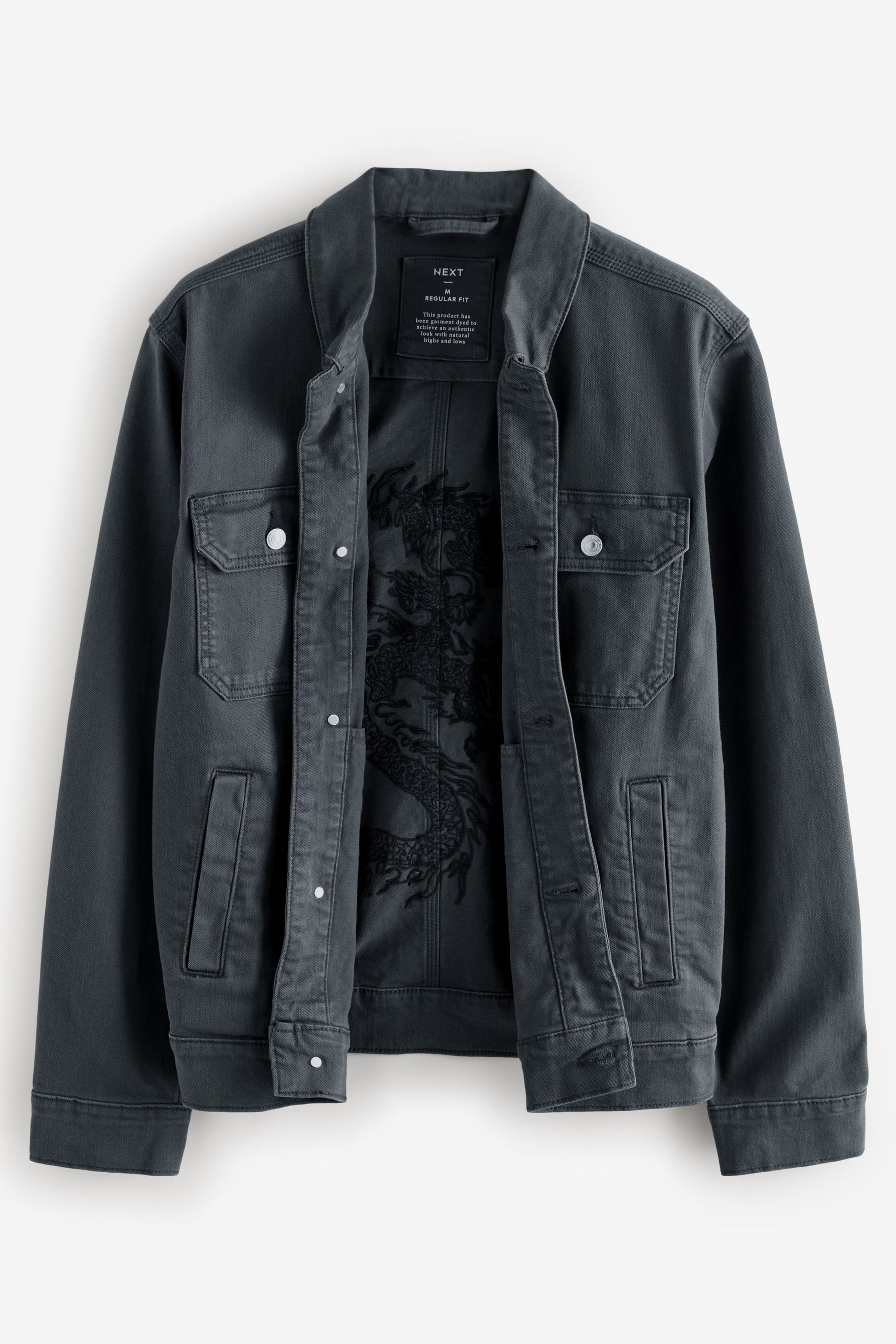 Black denim jacket hollister store