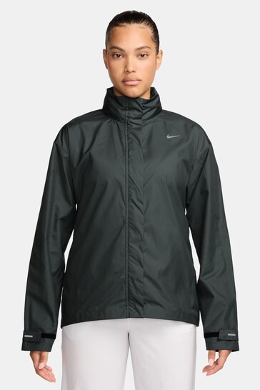 Nike Dark Green Fast Repel Water Repellent Running Jacket