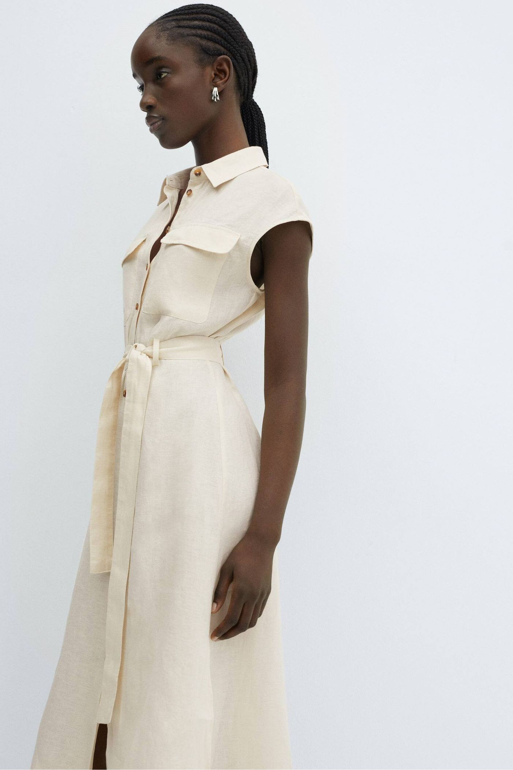 Mango cream dress 2025
