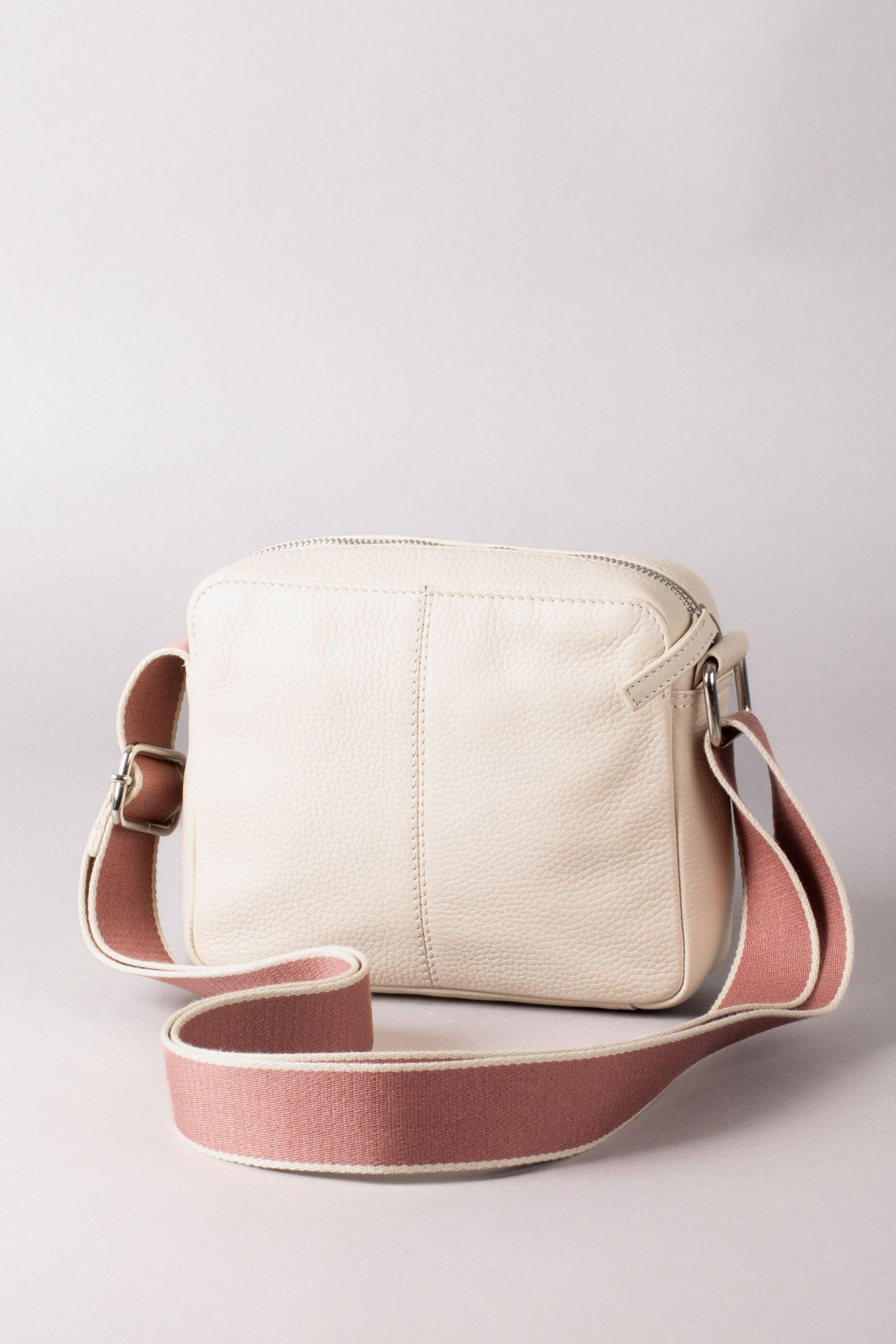 Leather crossbody bag with canvas strap new arrivals