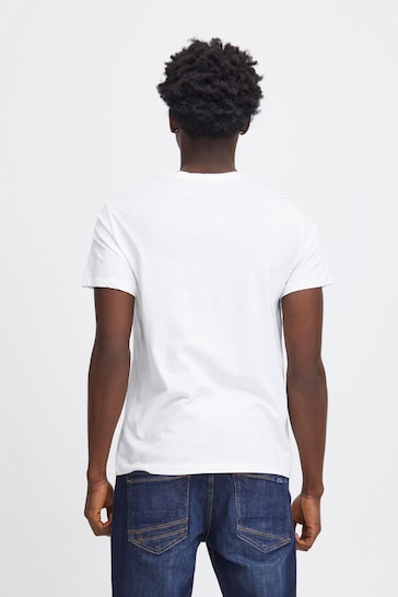 Blend White Printed Short Sleeve T-Shirt