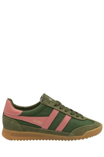 Gola Green Ladies Tornado Lace-Up Trainers